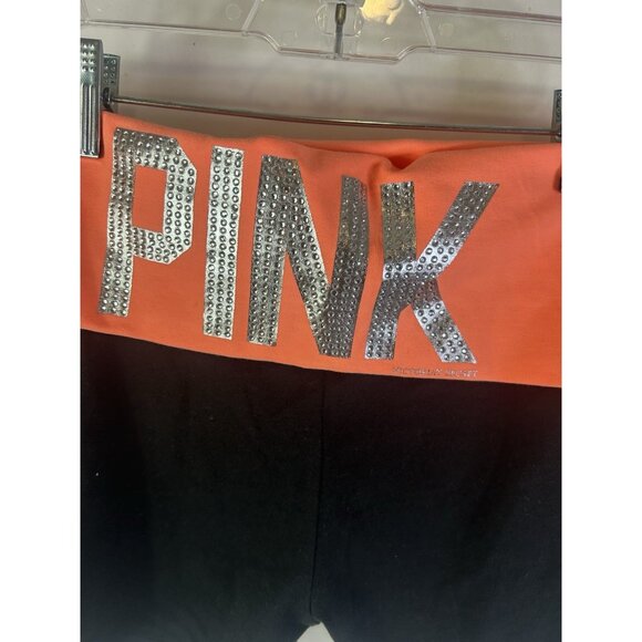 Vintage Y2K Victorias Secret PINK Fold Over Embellished Spell Out Booty Shorts - Picture 4 of 5